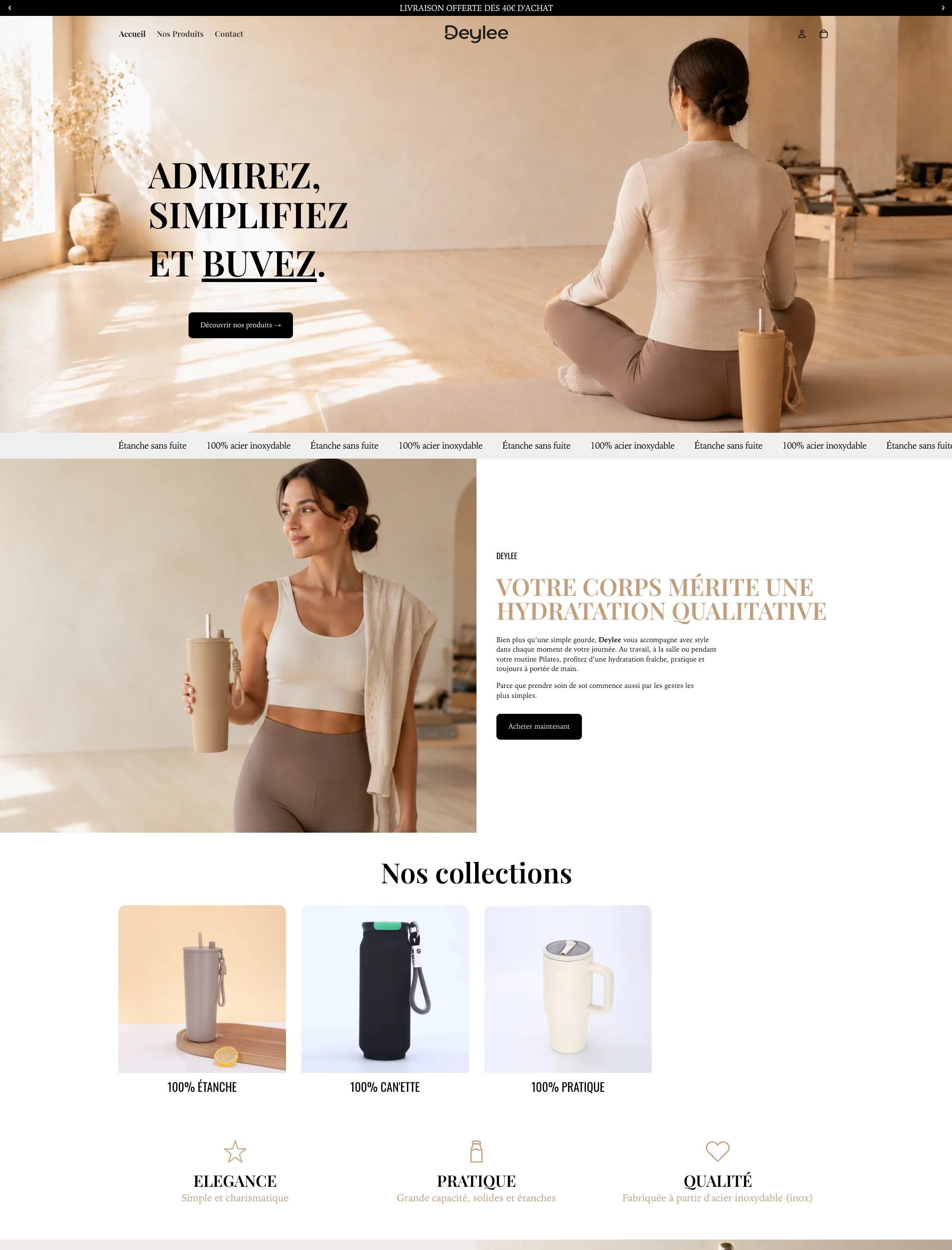Boutique e-commerce Deylee